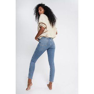 Free People Raw High-Rise Jegging in Sierra - Size 28 (NWT)